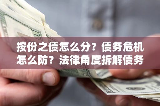 北京按份之债怎么分？债务危机怎么防？法律角度拆解债务分配与风险自保指南