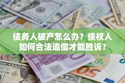 北京债务人破产怎么办？债权人如何合法追偿才能胜诉？
