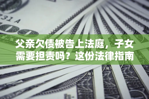 北京父亲欠债被告上法庭，子女需要担责吗？这份法律指南必须看完