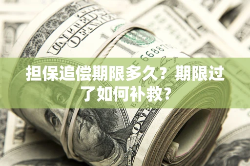 北京担保追偿期限多久？期限过了如何补救？