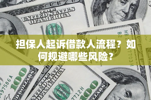 北京担保人起诉借款人流程？如何规避哪些风险？