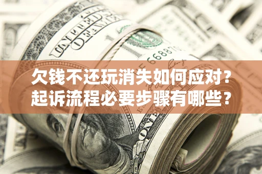 北京欠钱不还玩消失如何应对？起诉流程必要步骤有哪些？